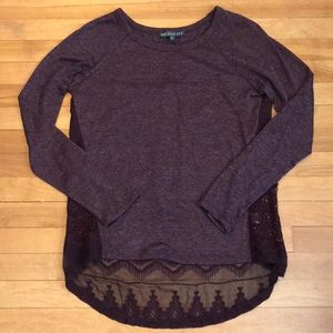 Briton Ivy Crochet/Sheer back Top from Stitch Fix
